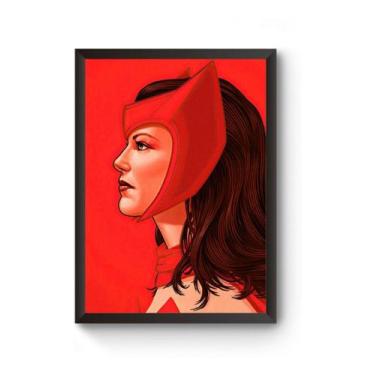 Imagem de Quadro Arte X Men Feiticeira Escarlate Poster - Fanarte