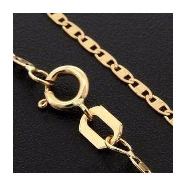 Imagem de Colar Gargantilha Piastrine Feminina 45cm Jóia Em Ouro 18k - DG Presen