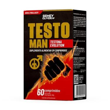 Imagem de Suplemento alimentar testo man 60 comprimidos sidney oliveira
