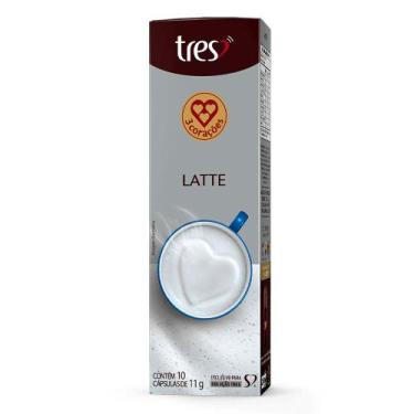 Imagem de Latte em Cápsulas 3 Corações 10 Cápsulas - Três Corações