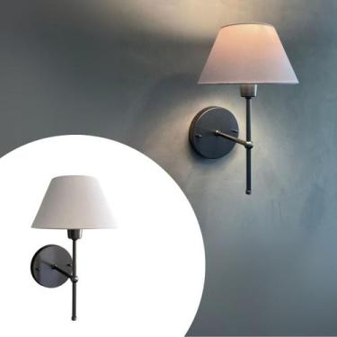 Imagem de Arandela Luminaria de Parede Classica de Sala ou Quarto Com Cupula Tec