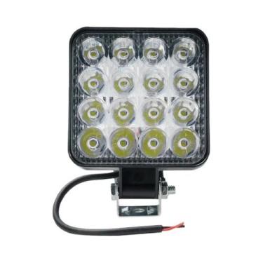 Imagem de Vagem de luz para trator off-road, 48W, 16LED, Iluminação de trabalho 