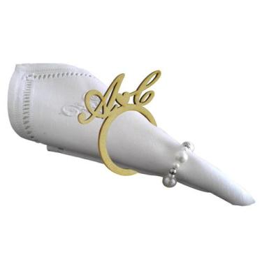 Imagem de Kit 20 Porta Guardanapo Casamento Noiva Personalizado Mdf Madeira - AT