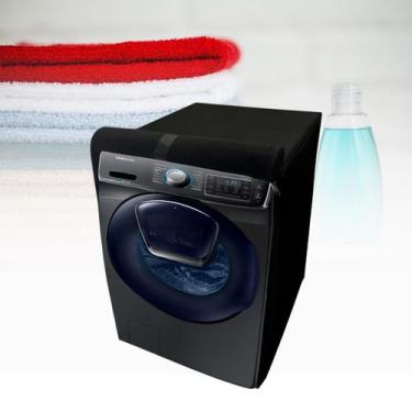 Imagem de Capa para secadora samsung 18kg impermeável - Clean Capas, PRETO