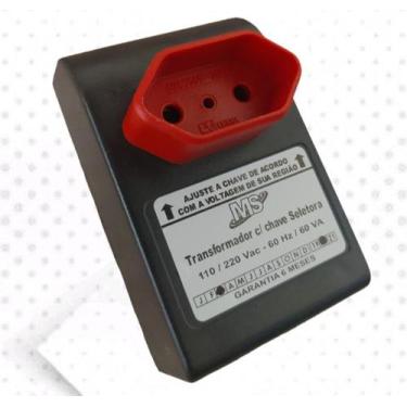 Imagem de Transformador de energia conversor 60va (45w) 110v/127v/220v - MM