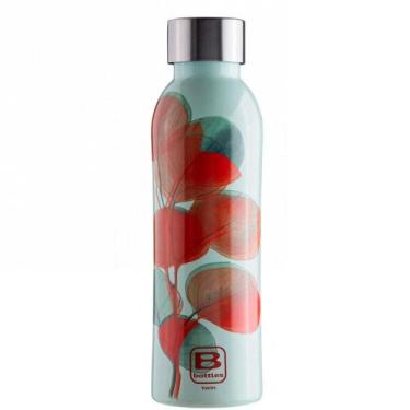 Imagem de Garrafa Térmica Parede Dupla 500ml Leaves Azure Twin Bugatti