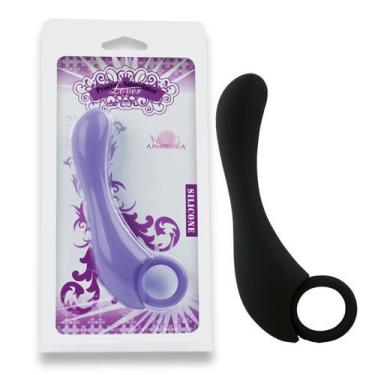Imagem de Plug anal em silicone com alça de segurança - Sexshop - Ktoy