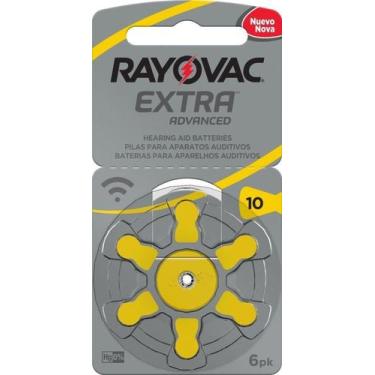 Imagem de 60  + 12 Pilhas Auditivas Tam 10 Rayovac Extra Advance