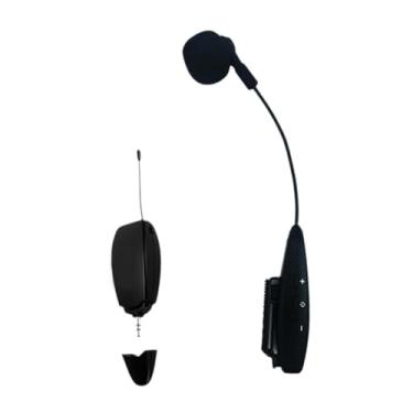 Imagem de menolana Microfone de violino, captador de pescoço de ganso, clipe recarregável no microfone de instrumento musical para shows de palco de bandolim Erhu, Microfone Único