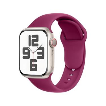 Imagem de SRENA Pulseira SBC1 feminina compatível com Apple Watch, pulseira para Apple Watch, ultra 2, séries 9, 8, 7, 6, 5, 4, 3, 2, 1 se, masculina, 45 mm, 44 mm, 40 mm, 41 mm, 38 mm, 42 mm, 49 mm, cor