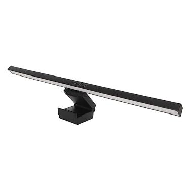 Imagem de Barra de Luz do Monitor Regulável Proteção para Os Olhos Lâmpada Led Tarefa para Computadores Desktop Estudantes Designers Negócios Trabalhadores de Escritório (Preto)