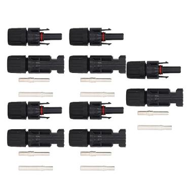 Imagem de 5 Conjuntos à Prova D'água Macho Fêmea Plugue Solar Conector Fotovoltaico 1000 V Alta Tensão (1000V 45A)