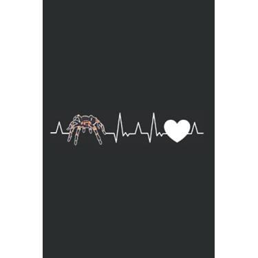 Imagem de Tarantula Notebook: Tarantula Heartbeat Spider Terrarium / 6x9 inches / 120 ruled sites