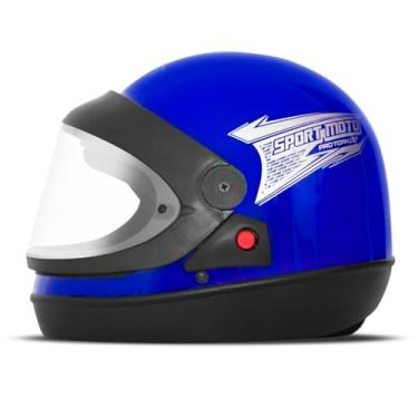 Imagem de CAPACETE FECHADO PRO TORK SPORT MOTO LIGHT AZUL TAM. 62