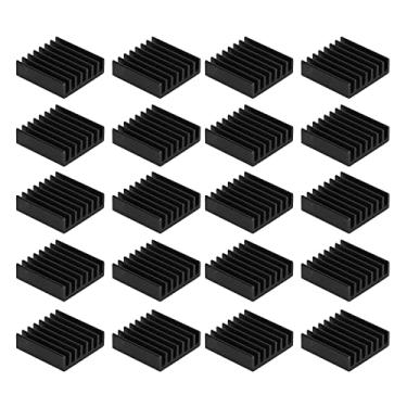 Imagem de 20pcs Dissipadores de Calor, Dissipadores de Calor de Alumínio para Chips de PC Luzes LED Com Excelente Dissipação de Calor (Sem adesivo)