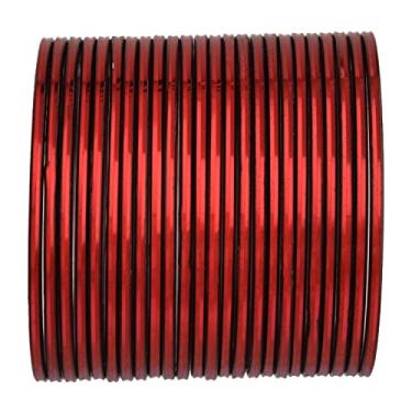 Imagem de Efulgenz Pulseiras de metal para mulheres, joias indianas, conjunto de duas dúzias de braceletes de liga brilhante simples e brilhante, conjunto de pulseiras de bollywood para noivas, acessórios de bijuteria para mulheres, 2-4, Metal, não conhecido