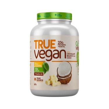 Imagem de True Vegan Sabor Chocolate Branco com Coco - True Source 837g