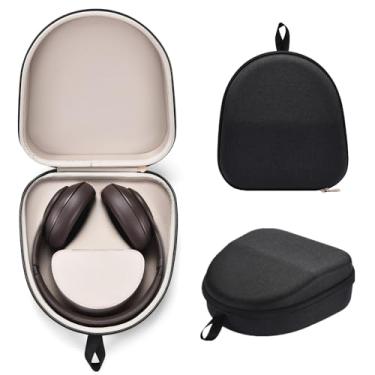 Imagem de Capa de fone de ouvido para Beats Studio Pro/Beats Studio 3/Beats Solo Pro/Beats Solo 2/Beats Solo 3/Beats Solo 4, bolsa de viagem portátil fácil de carregar (preto)