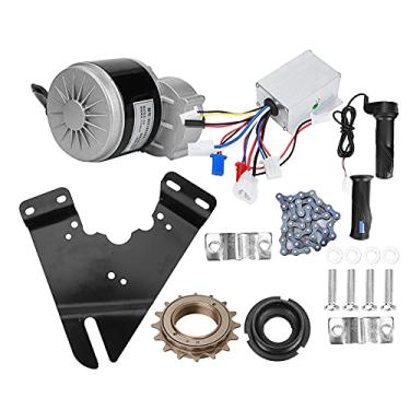 Imagem de Conjunto de Conversão de Bicicletas Elétricas, Motor de Metal 24V 250W Com o Kit de Conector do Volante de Alcance do Acelerador para Modificação