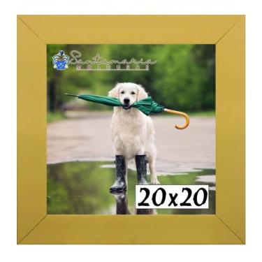 Imagem de Porta Retrado Molduras 20x20 Amarelo - Santamaria Molduras