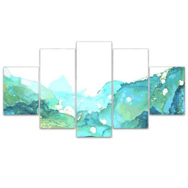 Imagem de Quadro Decorativo em Mosaico MDF Mármore 5 115x60cm - Império da Impre