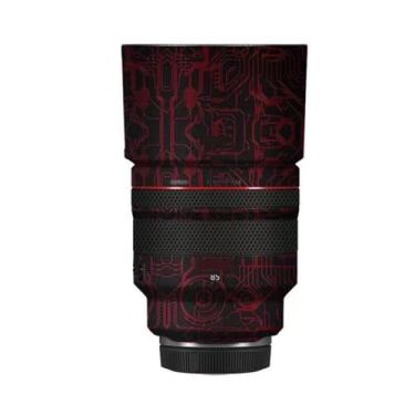 Imagem de Película protetora premium para lentes de câmera 85 1.2 Película protetora de vinil para Canon RF 85 mm F1.2 L USM (vermelho circuito)