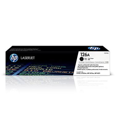 Imagem de HP Cartucho de toner preto 126A | Funciona com HP LaserJet Pro 100 cores MFP Série M175, HP LaserJet Pro Série CP1025, HP TopShot LaserJet Pro M275 MFP Series | CE310A