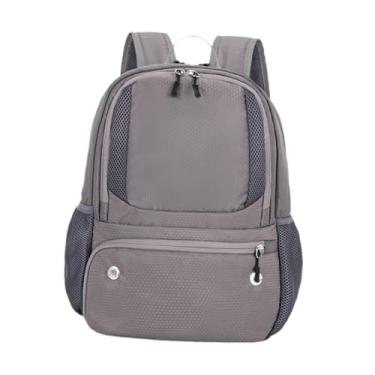 Imagem de Colaxi Mochila de treinamento de basquete com alças ajustáveis ​​na mochila de futebol, Cinza