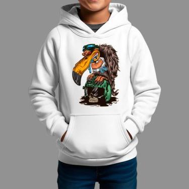 Imagem de Moletom Canguru Infanto Juvenil Streetwear Casual Moda De Rua Tecido M