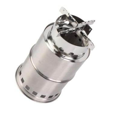 Imagem de Fogão a Lenha, Fogão Portátil para Piqueniques Gaseificador de Acampamento Leve para Sobrevivência Ao Ar Livre, Churrasco, Caminhada, Lenha