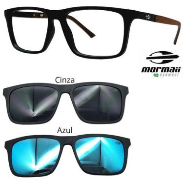 Imagem de Armação de Grau Mormaii Swap 4 6112 AFW com 2 Clipons CA, Afw