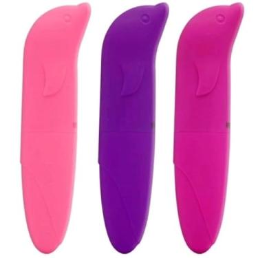 Imagem de Vibrador Golfinho Ponto G Aveludado Sortido SexShop (Variadas)