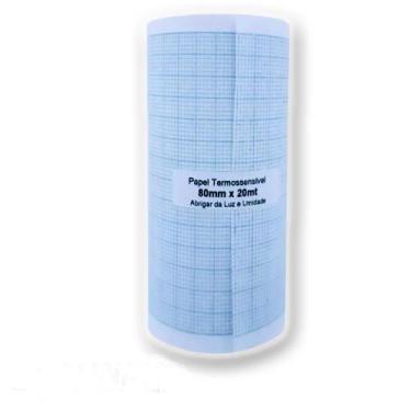 Imagem de Papel ECG 80mmx20m - Caixa com 10un - Tecnoprint