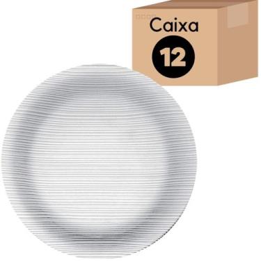 Imagem de Conjunto Pratos Rasos Duralex Diamante Nadir 12 Unidades