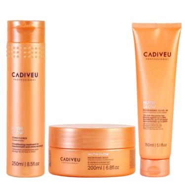 Imagem de Kit Cadiveu Nutri Glow cd 250ml + Mask Cap.200ml + Leave-in150ml