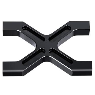 Imagem de JGGZONE Aluminum Aolly Rear Chassis Fixing Bracket Mount Holder Rear Suspension Crossmember Bracket Fixed Seat for LO-SI Mini LMT 4WD Monster Buggy 1/8 RC Crawler Car Upgrade Parts