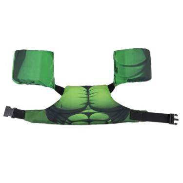 Imagem de Boia Colete Braço Peitoral Desenho Kids Praia Piscina Agua Desenho Estampado Verde