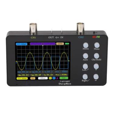 Imagem de Osciloscópio de Comprimido Portátil Portátil, Osciloscópio Digital 2 Canais 50m Taxa de Amostragem Osciloscópios Portáteis Portáteis, Osciloscópios de Laboratório para Reparo de
