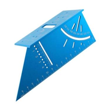 Imagem de Ioensy Ângulo Medição do régua régua régua transferidor versátil de alta precisão Liga de alumínio 45/90 graus para marcação de medição, Régua de Medição