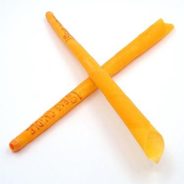 Imagem de Cone Hindu Laranja Profissional 23cm 4 unidades Com Cera de Abelha - E