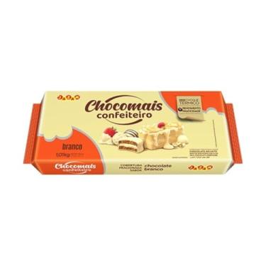 Imagem de Cobertura Chocomais Confeiteiro Barra 1,01kg (1,01kg, Chocolate branco)
