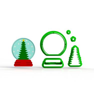 Imagem de Globo Arvore Natal 6cm