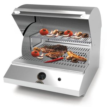 Imagem de Churrasqueira A Gás Glp De Embutir Saro Chmglp