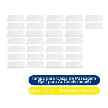 Imagem de Kit 30 Tampa para Caixa de Passagem Split para Ar Condicionado Joinsul