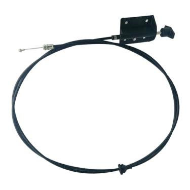 Imagem de kogigi Cabo De Liberação Do Capô Com Alça Para D150 D250 W150 W250 Ramcharger 1981-1993 E W100 1984-1989, Substituição 55024942 4168969