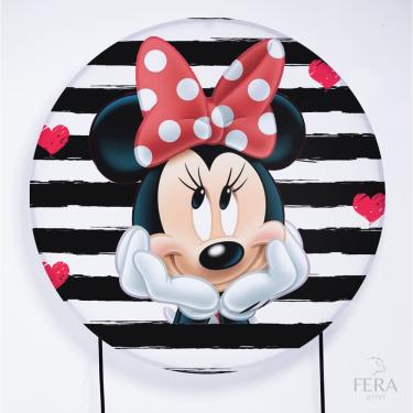 Imagem de Painel Decorativo para Festa 1,80x1,80 metros Vesti Fácil com Elástico Minnie - Fera Print