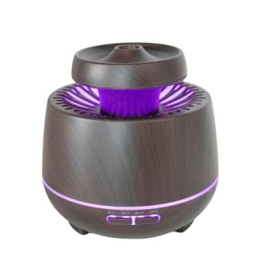 Imagem de Umidificador e Aromatizador de Ar com LED, 400ml, 7 Cores, Timer 1h/3h/6h, Design Moderno, Bivolt