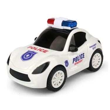 Imagem de Carrinho Policia Infantil Som Luzes Bate e Volta Brinquedo