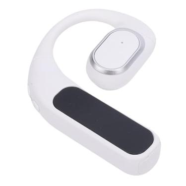 Imagem de Generic Earbud Sem Fio, Exibição Digital Earhook Earbud Rechargable 180 Graus Rotação para Telefones Celulares (Branco)