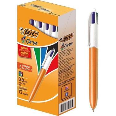 Imagem de Caneta Esferografica Bic 4 Cores Fine